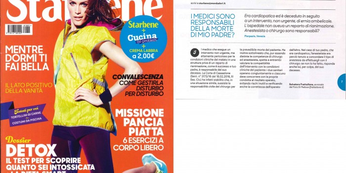 StarBene n° 5 del 16.01.2018 - Articolo dell'Avv. Salvatore Frattallone LL.M.