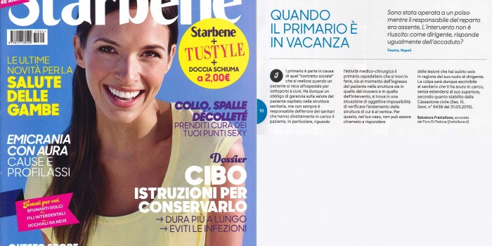 StarBene n° 51 del 05.12.2017 - Articolo dell'Avv. Salvatore Frattallone LL.M.