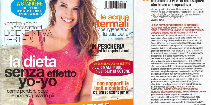 Starbene n° 22 del 23.05.2016 - Articolo dell'Avv. Slvatore Frattallone