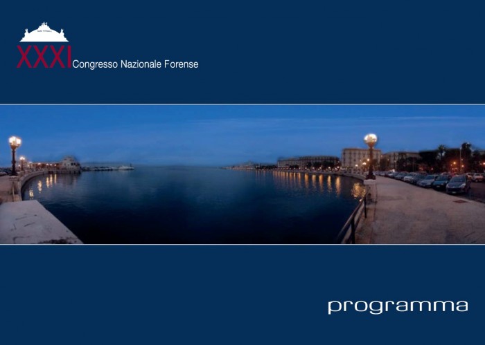 Programma del XXXI congresso nazionale forense