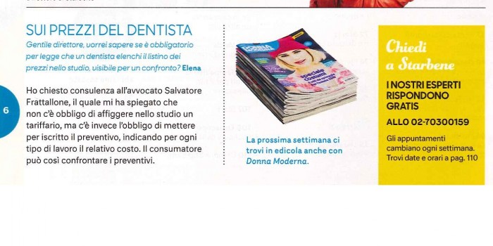 StarBene n° 45 del 24.10.2017 - Articolo dell'Avv. Salvatore Frattallone LL.M.